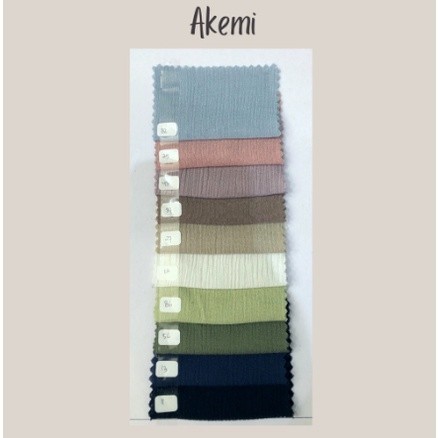 Buku Katalog Kain Akemi Rayon Crinkle