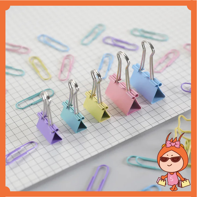 

Reseller Welcome - S6244 Klip Penjepit Kertas 20 PCS / Warna Pastel untuk Berkas Anda