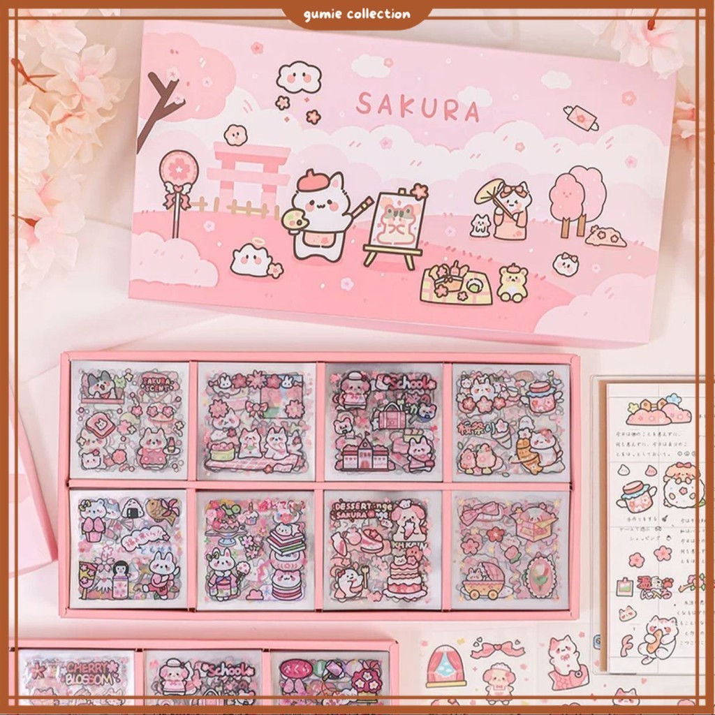 

GC - STICKER AESTHETIC LUCU DIY 20PCS / STICKER TUMBLER WATERPROOF / STICKER LUCU BUKU DIARY