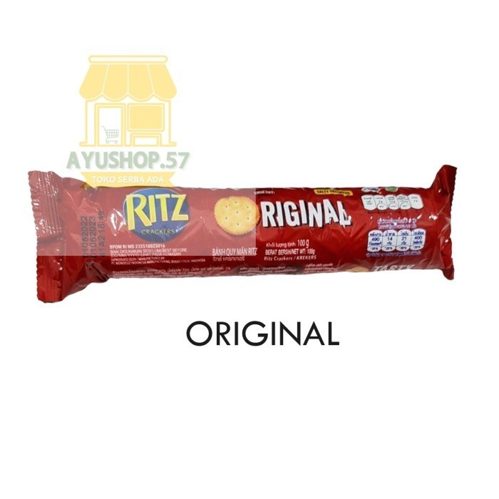 

RITZ CRACKERS ROLL - ORIGINAL - AYUSHOP57
