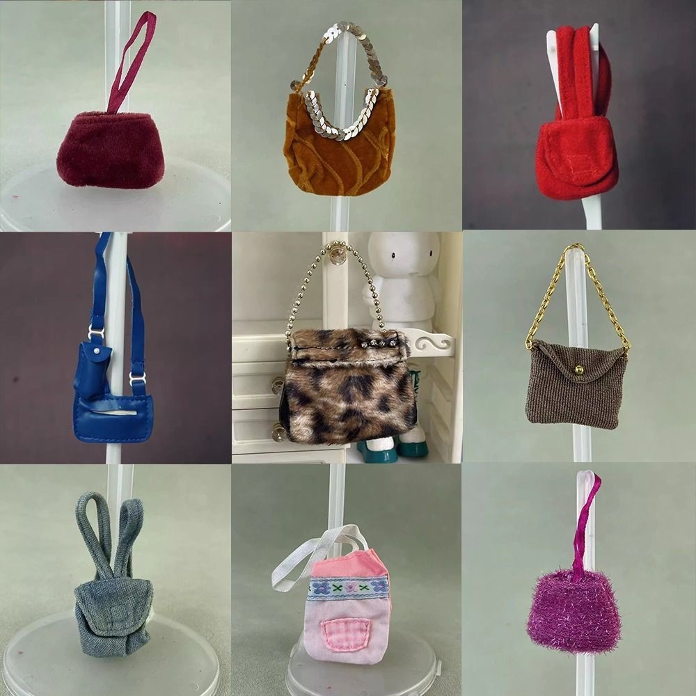 Fashion 1/6 Doll Accessories High Quality 10 Styles Cloth 30cm Doll Bags Doll Handbag Doll Accessori