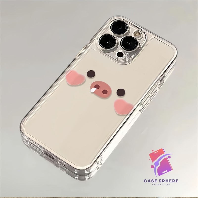 Casing Vivo Muka Babi Lucu Pig Face Premium Case Vivo Y27 Y36 Y33S Y33T V27 PRO V27E V23E V25E V20 P