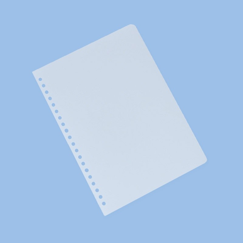 

Sampul Binder - DIY Minimalist Binder Covers 2pc B5 - Sampul Binder Transparant