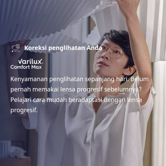 Lensa Progresif Varilux Comfort Max Transition Xtractive Polarized Crizal Essilor Original 100%