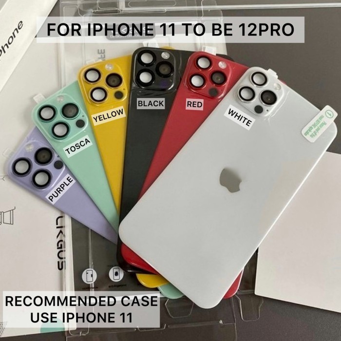 TDAcc FAKE BACK COVER IPHONE XR TO 12 PRO / IPHONE 11 TO 12 PRO