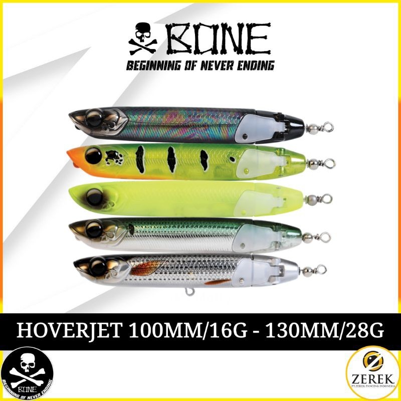 BG51HY LURE BONE HOVERJET 100F - 130F WTD MULTI FUNGSI | TOPWATER | FLOATING | UMPAN CASTING | MINNO