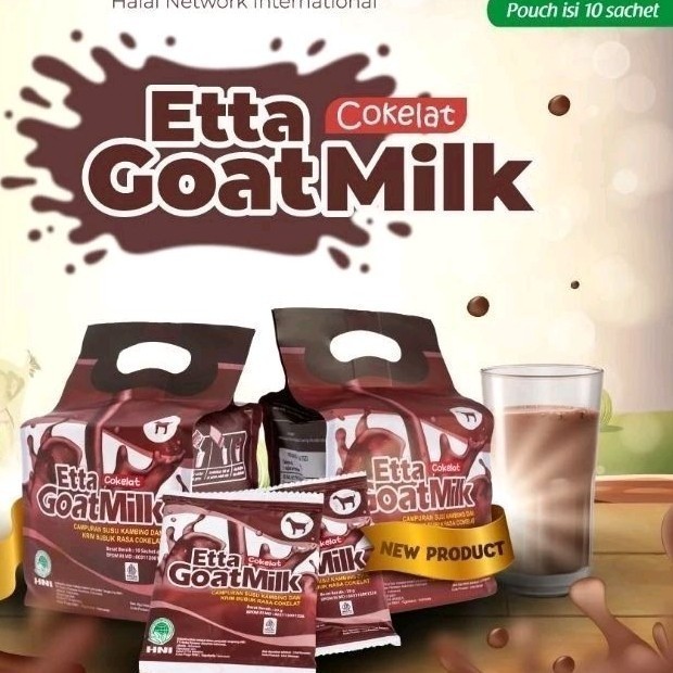 

ETTA GOAT MILK COKELAT , susu kambing etawa HNI / Hpai