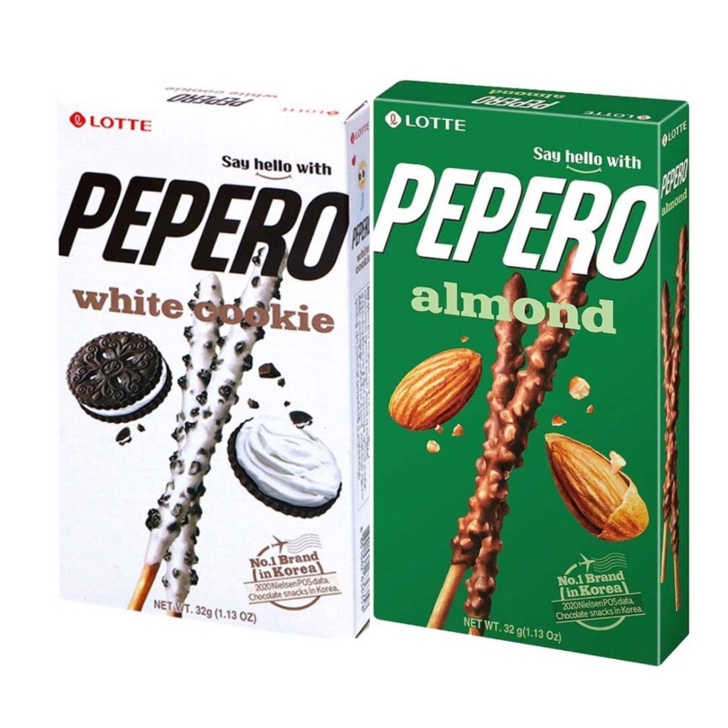 

Lotte Pepero Biscuit Stick 32 gr white cookie almond
