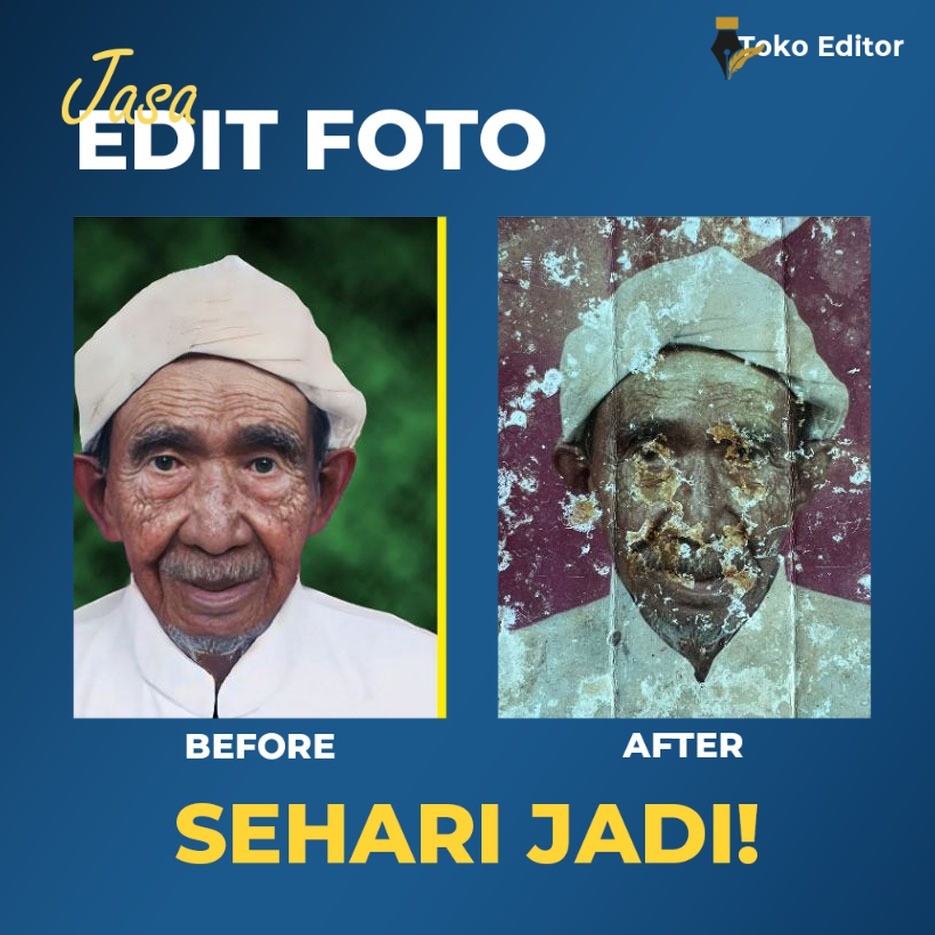 ( EDIT PRO ) Restorasi foto rusak/restorasi foto jadul/restorasi foto luntur/restorasi foto kotor/re