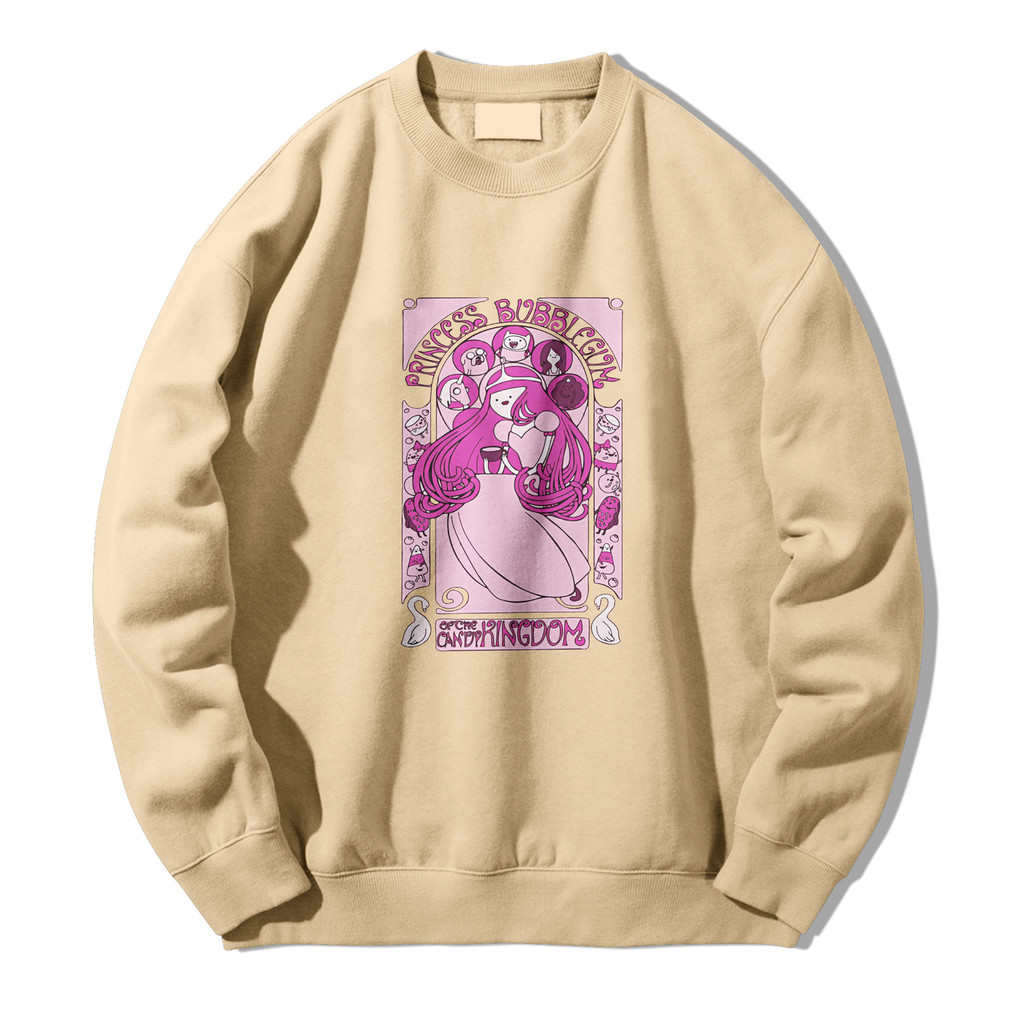 Crewneck Sweatshirt Wanita Adventure time Princess Bubblegum sweater premium Sweater polos unisex pr