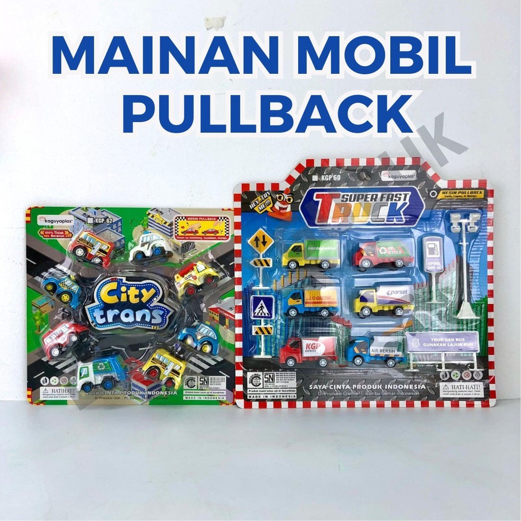 [LOGU] Mainan Kendaraan Mobil Truck Superfast City Trans KGP60 KGP62