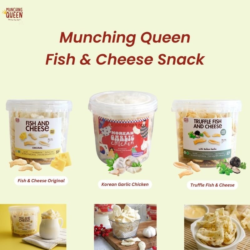 

Munching Queen Fish and Cheese Snack / Jajanan Sehat