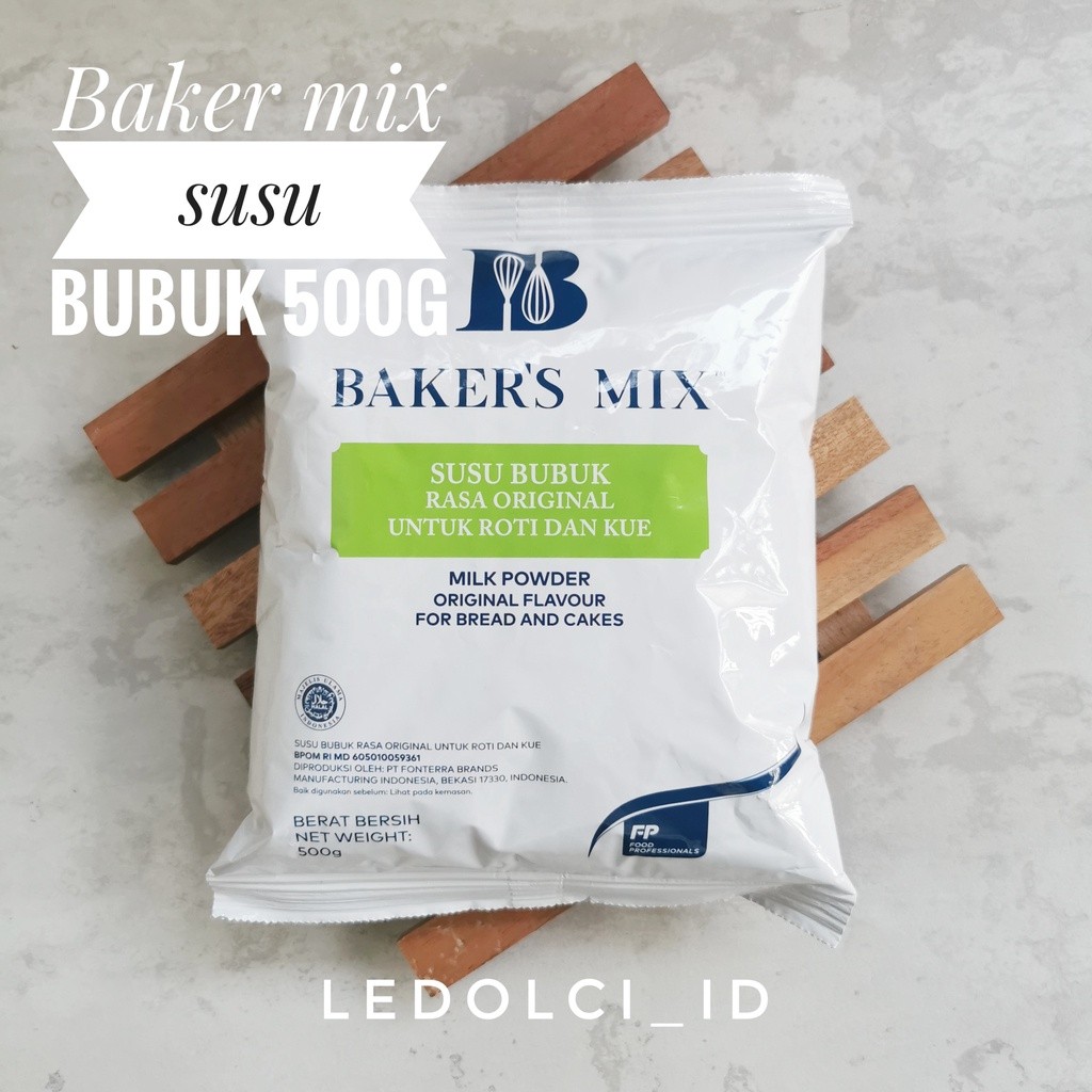 

SUSU BUBUK BAKER MIX BAKERS MIX 500 GRAM (MILK POWDER SUSU BUBUK)