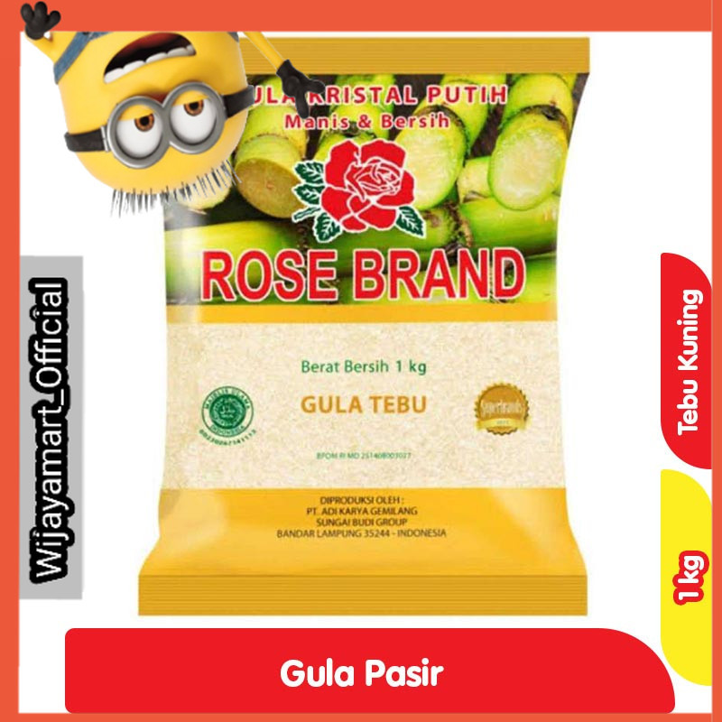 

Rose Brand Gula Pasir Tebu Kuning 1 kg