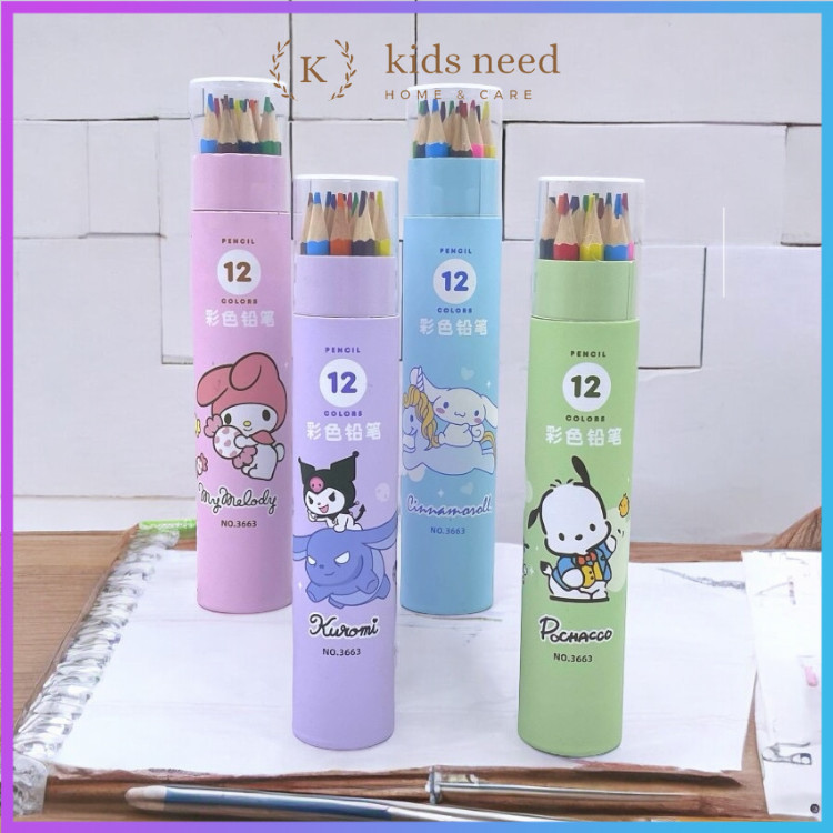

(12warna) Pensil Warna Tabung / Pencil Warna Color Tube 12 Warna