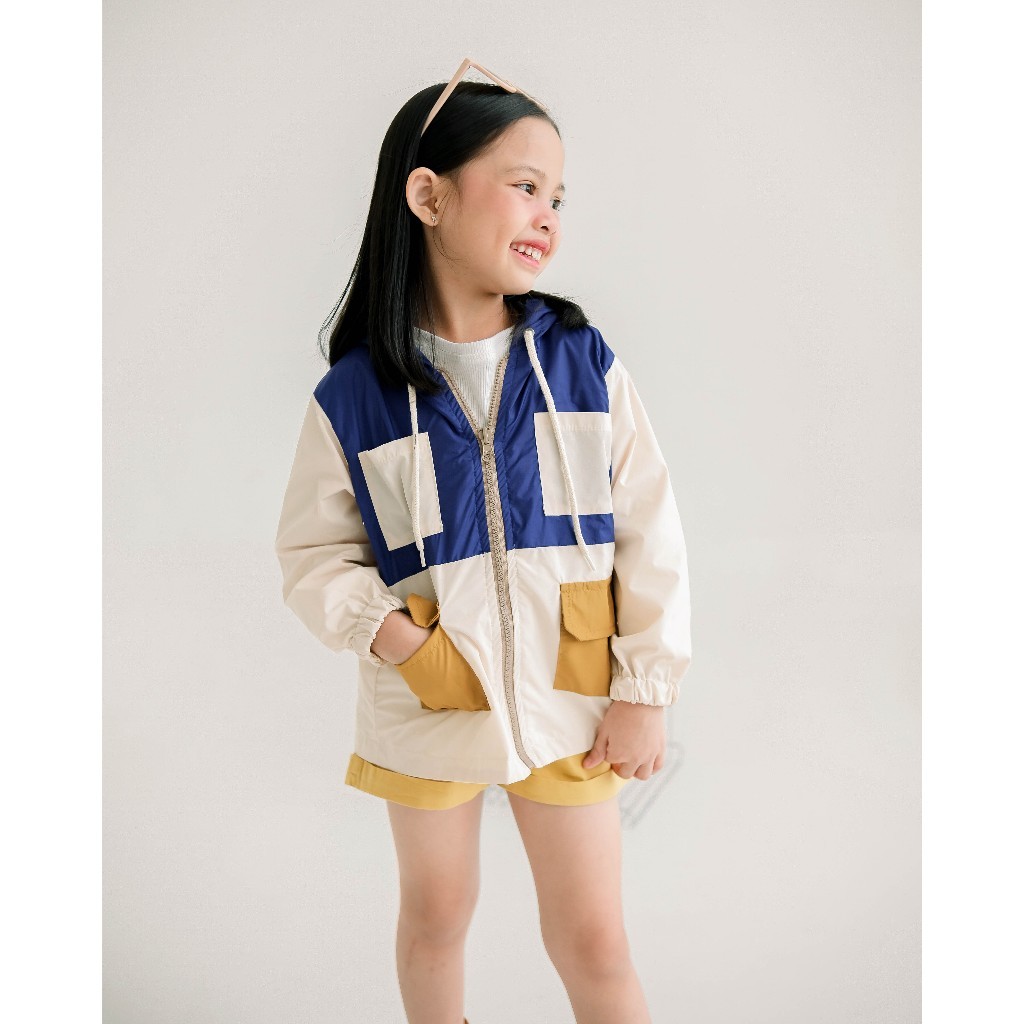 BA88YH FLEDGER JACKET | Hunny Bunny | Jaket Anak dengan Kupluk | Jaket Hoodie Parasut | Jaket Motor 