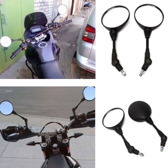 

Spion Set Motor Bulat Universal Yamaha Honda Kawasaki Suzuki Klasik 2P
