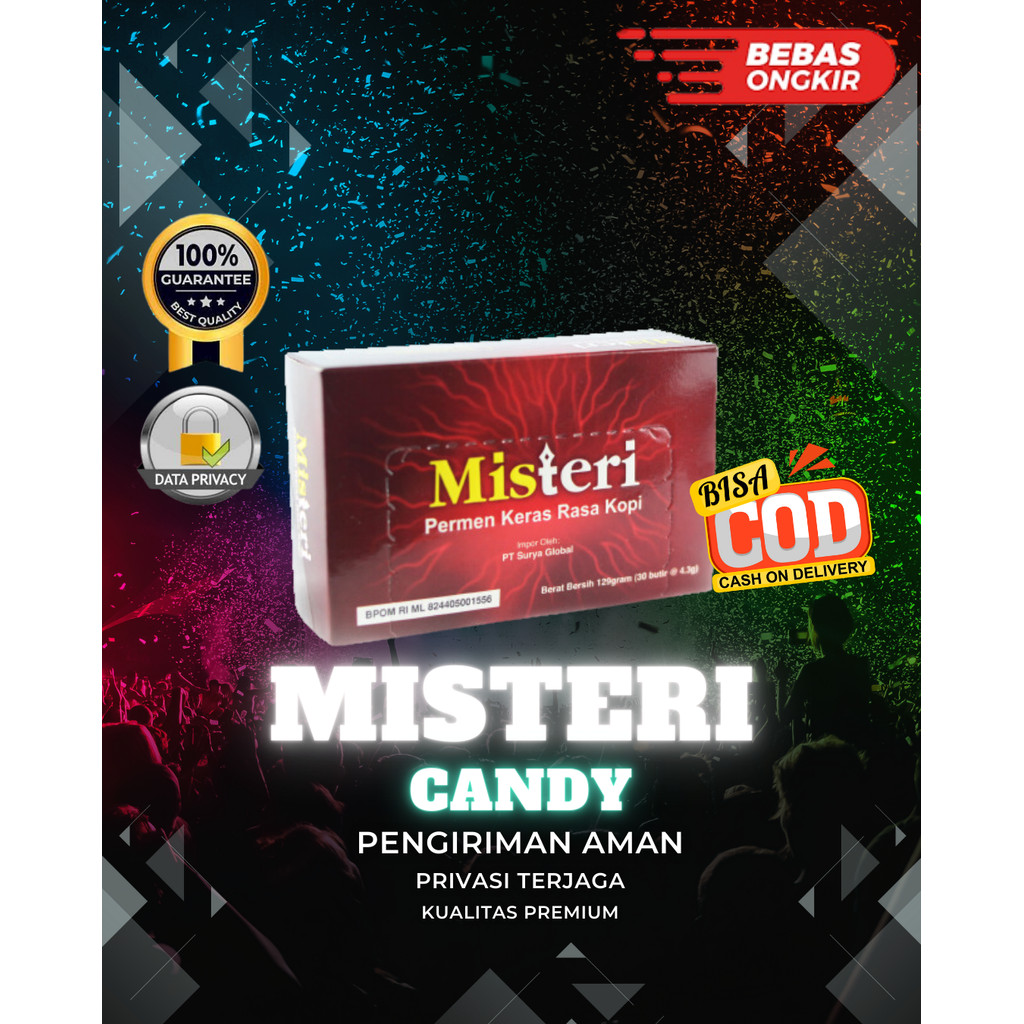 Pharmasena - Permen Misteri Mistery Candy Herbal Pria Kuat Tahan Lama Stamina Asli Original Cod