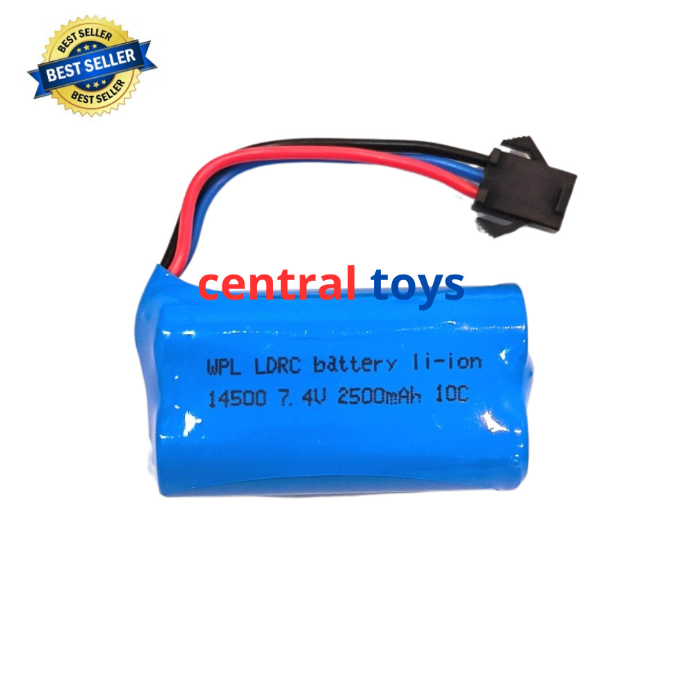baterai up grade rc D90 MN91 MN82 MN40 MN45 LDRC 14500 7.4v 2500mAH SM 3P