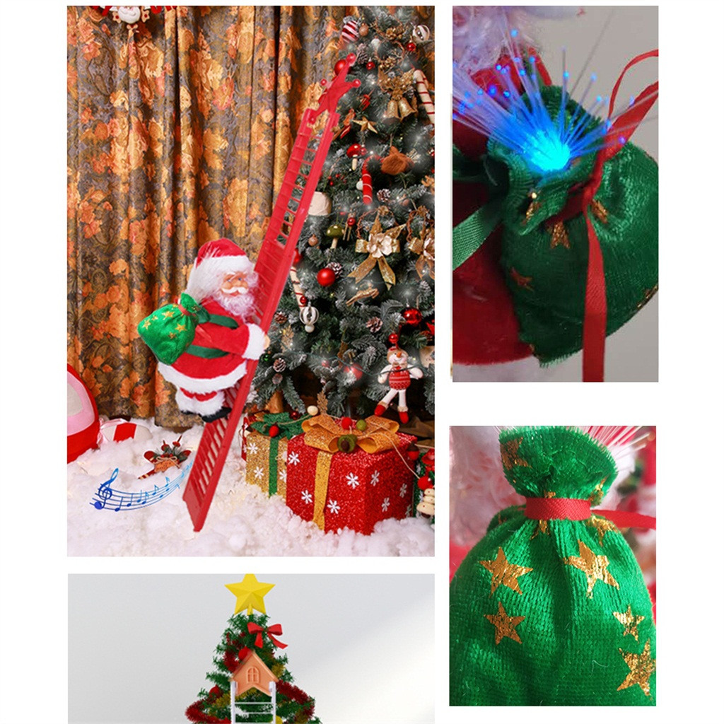 Game Table for Kids 13 And 1 2pcs Toys LED Decoration Christmas Santa Hanging Electric Climbing Xmas