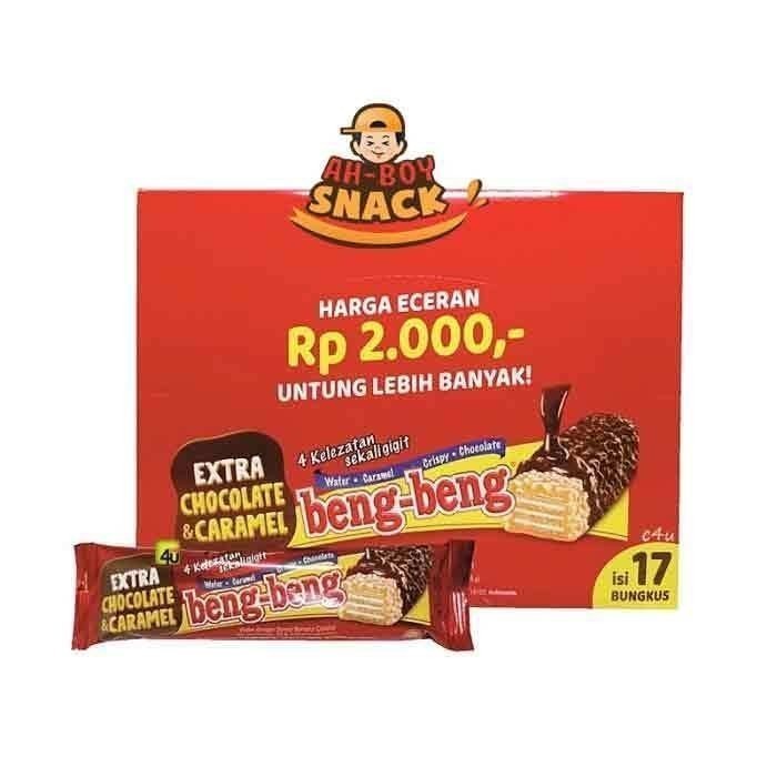 

BENG BENG BOX ISI 17 / SNACK BENG-BENG COKELAT - BENG BENG ECER 2000