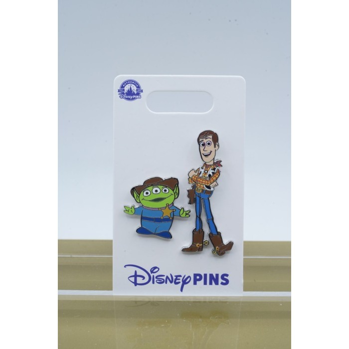 Toy Story Woody Alien Aliens Greenman Little Buzz Lightyear Disney World Enamel Pin Pins Collection 