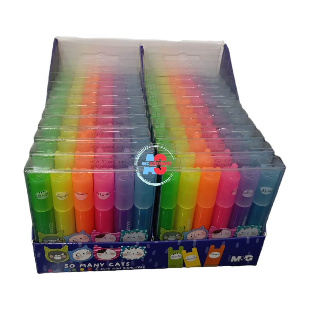 

HIGHLIGHTER MINI 6 SO MANY CAT M&G AHM22574