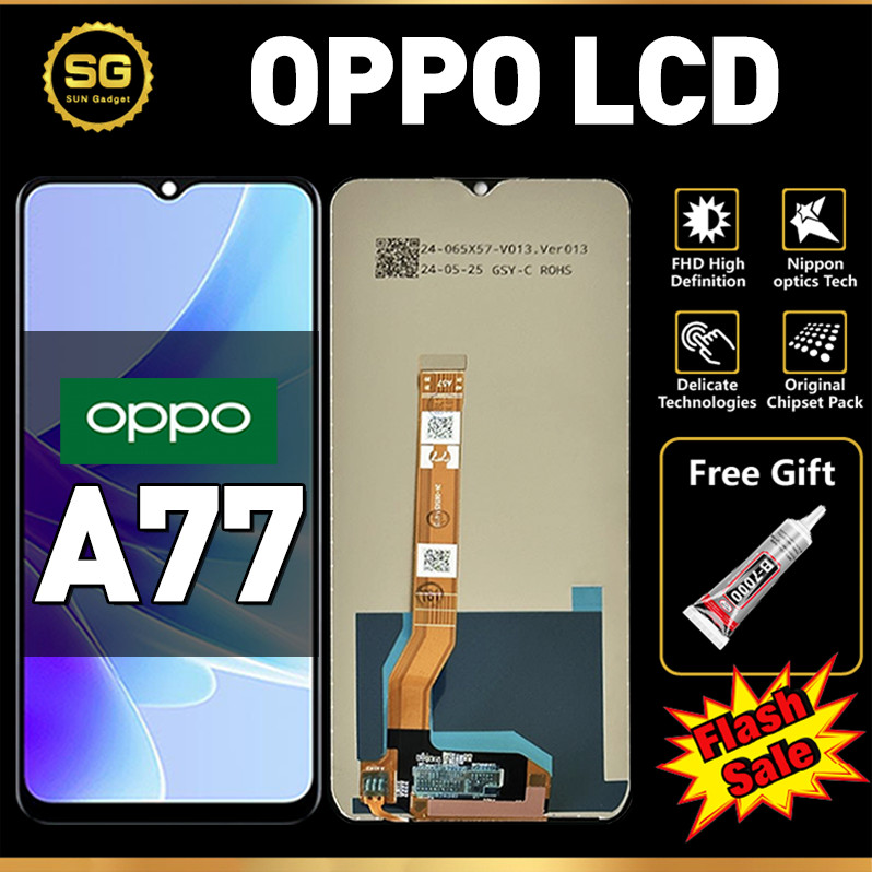 LCD OPPO A77 4G Original Touchscreen hp oppo a77s fullset ori asli