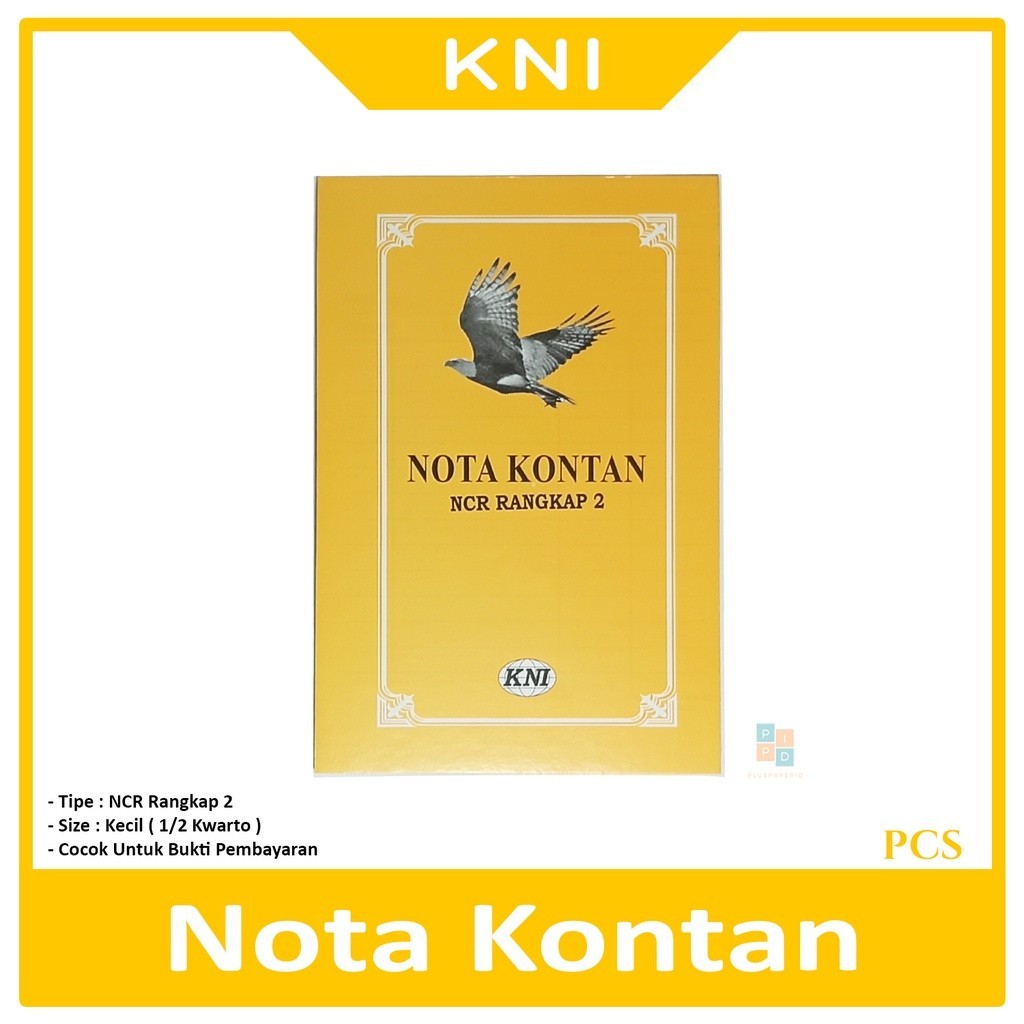 

KNI - Buku Nota Kontan Rangkap 2 Kecil - Pcs