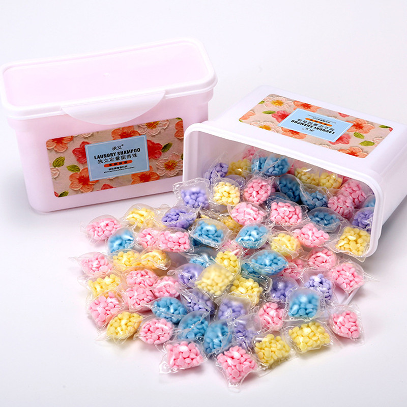50/100PCS Laundry Scent Beads Granule Detergent Capsule Ball For Washing Machine Clothing Diffuser P
