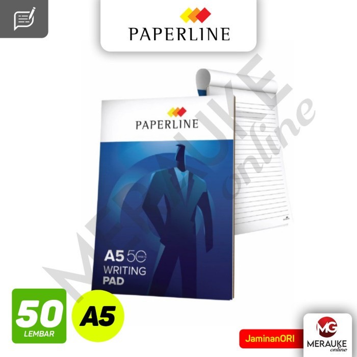 

Paperline Buku Seminar / Writing Pad / Block Noted A5 50 Lembar