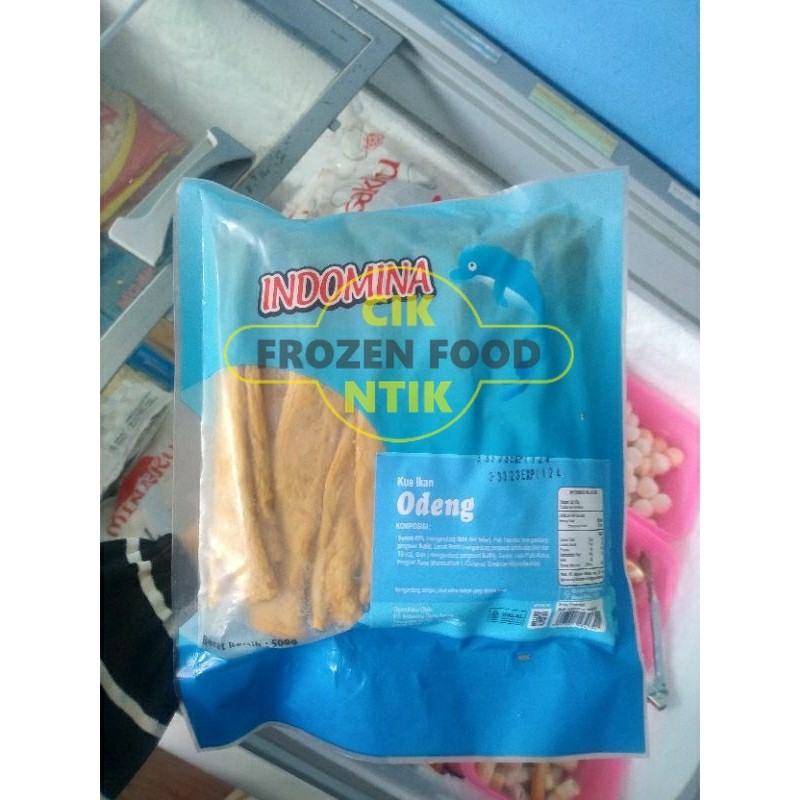 

Indomina Odeng ikan 500g Frozen food cik ntik Jambi cemilan jajanan seblak Korea