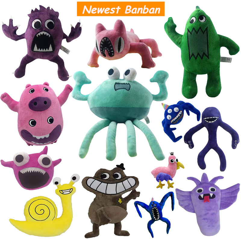 IN Stock Garden Of Banban Plush Toy Banban Game Stuffed Animals Peluche Garten Of Banban Doll Garden