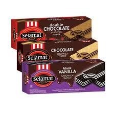 

Selamat chocolate sandwich wafer 145g (box)