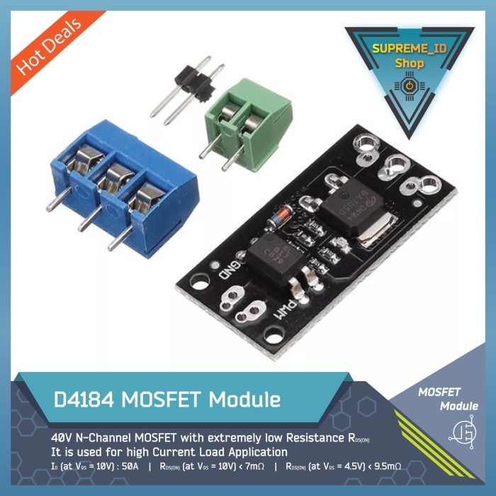 DN99 D4184 High Power Dual MOSFET Driver Modul untuk PWM Switch Trigger
