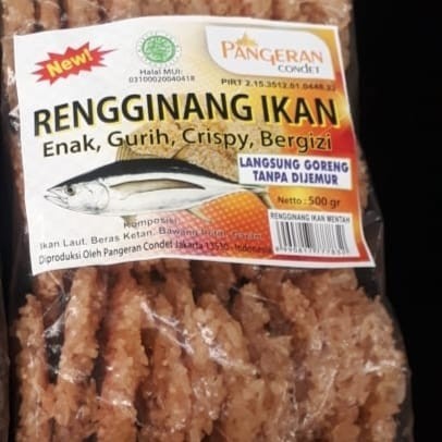

BEST SELLER Rengginang Mentah Ikan Pangeran
