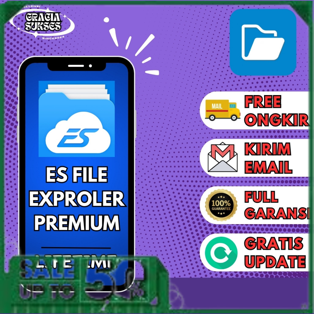 ES File Explorer Pro Premium Lifetime Bergaransi Selamanya