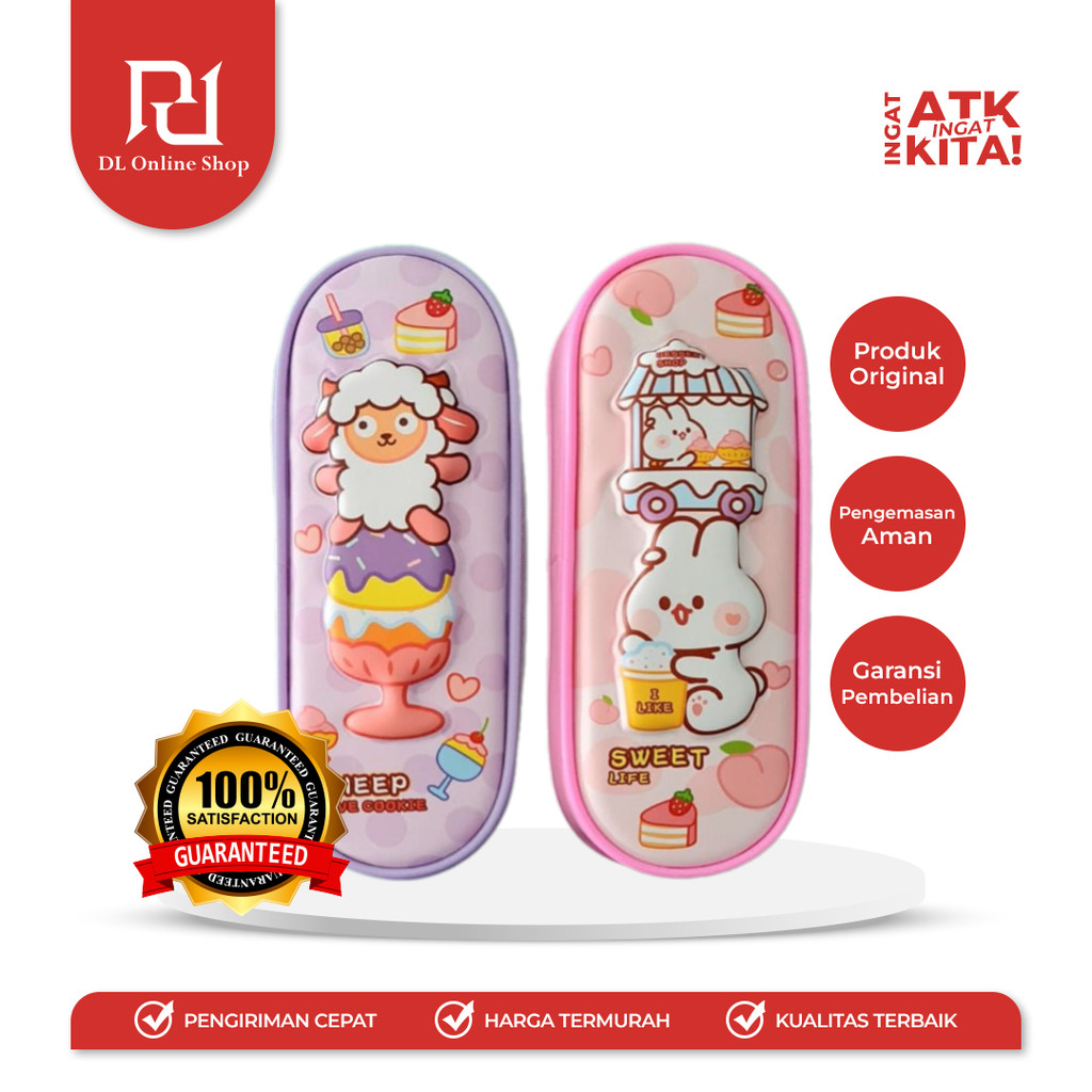 

XIAOLINGJING TEMPAT PENSIL BONEKA LUCU BD-996-D (1PC)