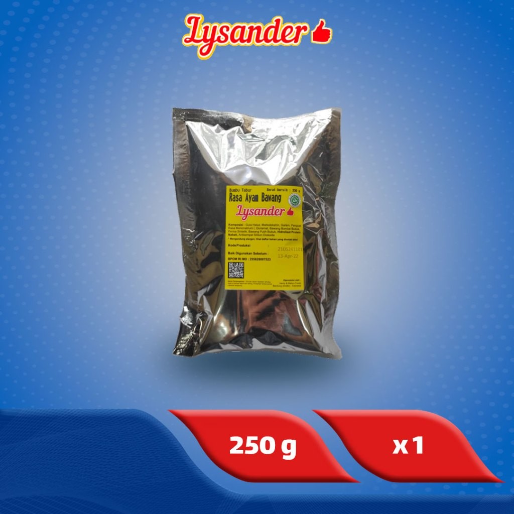 

Lysander Bumbu Tabur 250 g