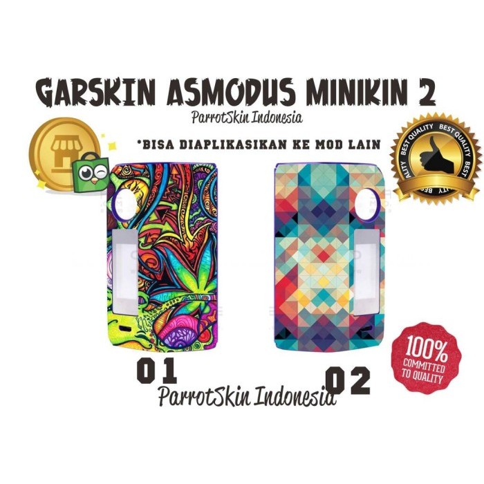 Garskin mod vapor asmodus minikin 2 pattern by Urbanite store