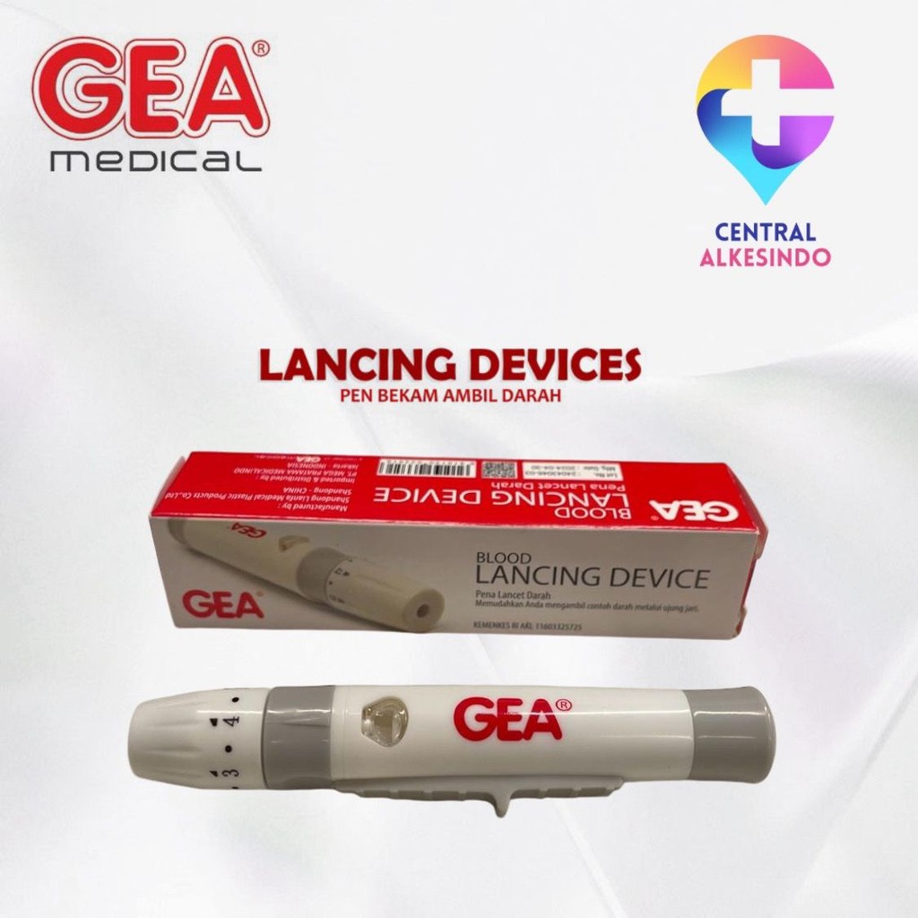 Pen Lancing Device GEA Pena Lancet Bekam Central Alkesindo