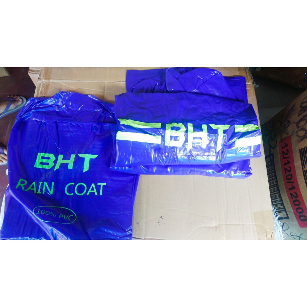 Mantel Hujan Jas Hujan Stelan Setelan Atasan Baju Celana Karet Impor Rain Coat Raincoat BHT 46VM