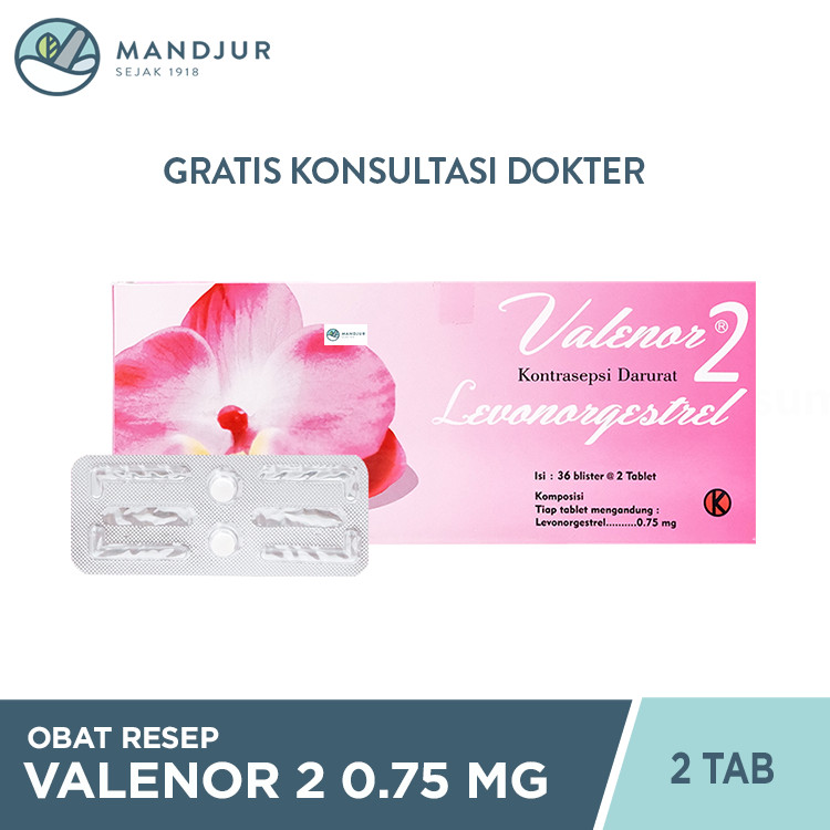 Valenor 2 0.75 mg 2 Tablet