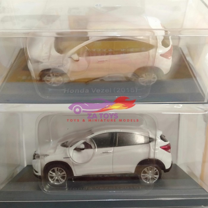 KMS99 Diecast Honda Vezel HRV White With Magazine By Hachette Skala 1:43