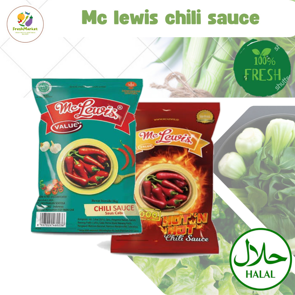 

Sauce Saos Saus Me lewis 1Kg Freshmarketlampung