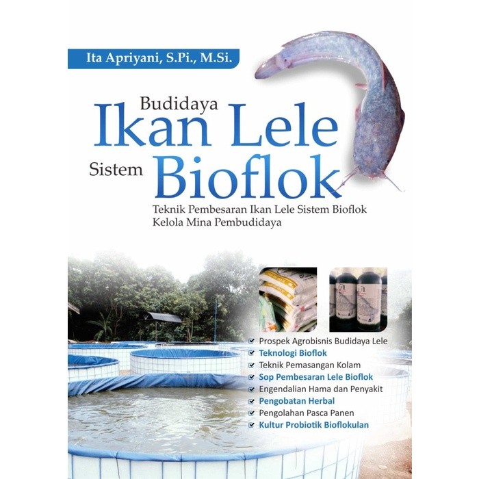 Buku Perikanan : Budidaya Ikan Lele Sistem Bioflok - Deepublish