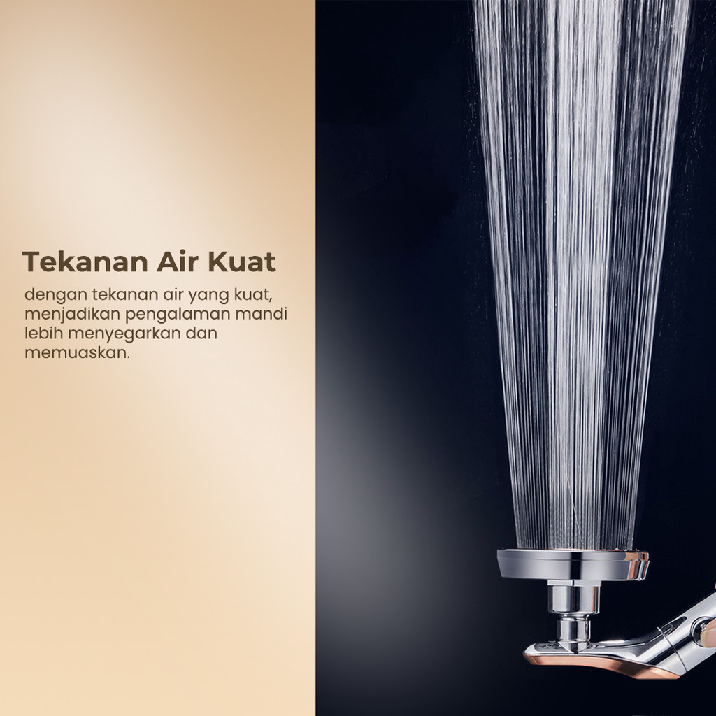 Shower Kamar Mandi Satu Set Lengkap Selang Air Panas Dingin