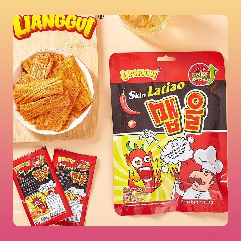 

[Jaminan kualitas]LIANGGUI| SKIN LATIAO / FINGER LATIAO / CEMILAN VIRAL Cemilan Yang Lagi VIRAL Import Dari CHINA150g per bungkus