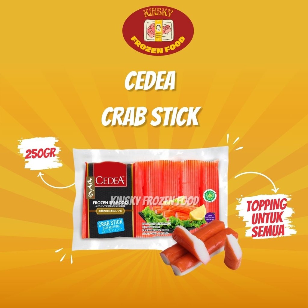 

CEDEA CRAB STICK 250GR / CEDEA CRAB STICK 250 GR