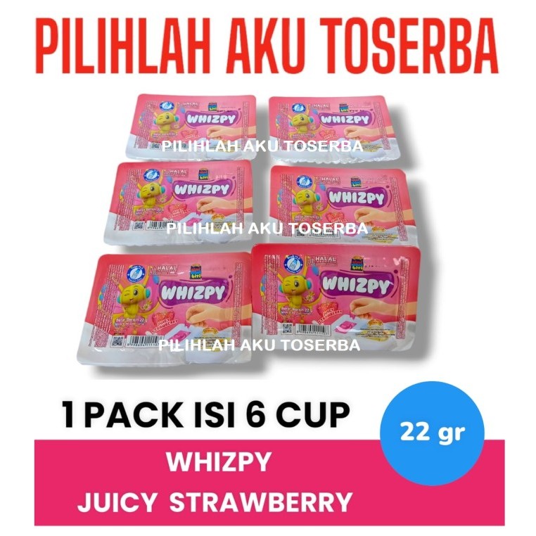 

Biskuit WHIZPY JUICY STRAWBERRY , krekes susu colek krim stroberi - ( HARGA 1 PACK )